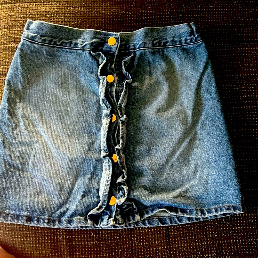 Girls Blue jean skirt